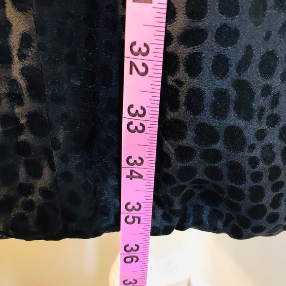 WHBM Black Silk Dress Strapless Size 2 - Picture 4 of 8